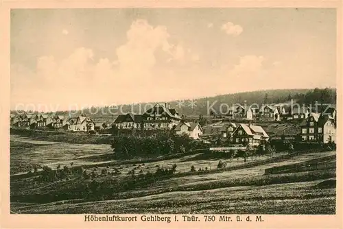 AK / Ansichtskarte 73821292 Gehlberg Panorama Gehlberg