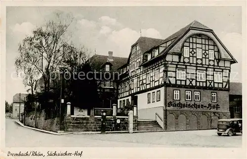 AK / Ansichtskarte 73821570 Dermbach_Thueringen_Rhoen Saechsischer Hof Dermbach_Thueringen_Rhoen