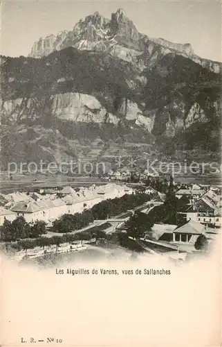 AK / Ansichtskarte 13821769 Sallanches_74_Haute-Savoie Les Aiguilles de Varens 