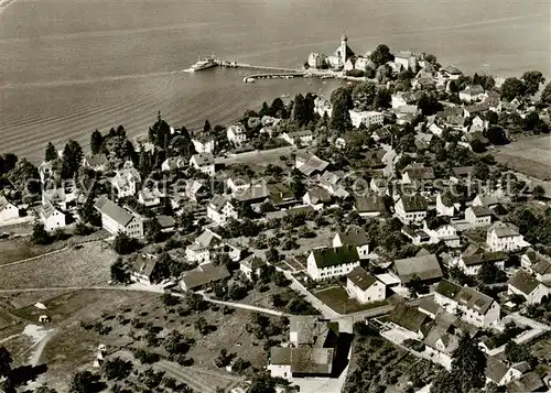 AK / Ansichtskarte 73821909 Wasserburg_Bodensee Fliegeraufnahme Wasserburg Bodensee