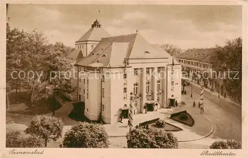 AK / Ansichtskarte 73821999 Franzensbad_Boehmen_Frantiskovy_Lazne_CZ Stadttheater 