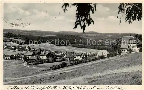 AK / Ansichtskarte 73822115 Catterfeld Blick zum Inselsberg Catterfeld