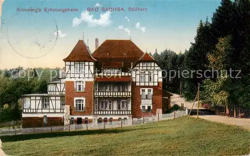 AK / Ansichtskarte 73822152 Bad_Sachsa_Harz Kronbergs Erholungsheim Bad_Sachsa_Harz