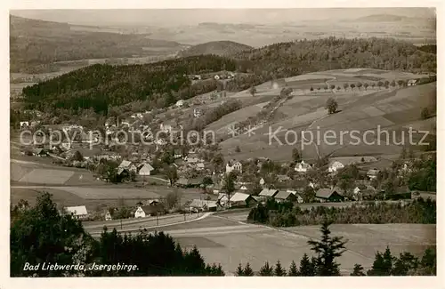 AK / Ansichtskarte 73822155 Bad_Liebenwerda Fliegeraufnahme mit Isergebirge Bad_Liebenwerda