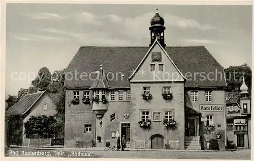 AK / Ansichtskarte 73822161 Rastenberg Rathaus Ratskeller Rastenberg