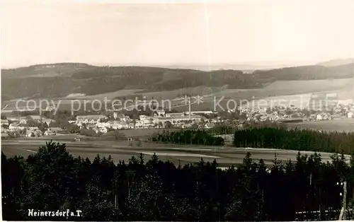 AK / Ansichtskarte 73822239 Heinersdorf_Tafelfichte_CZ Panorama 