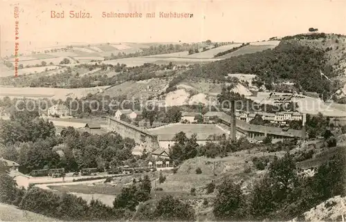 AK / Ansichtskarte 73822268 Bad_Sulza Salinenwerke mit Kurhaeuser Bad_Sulza