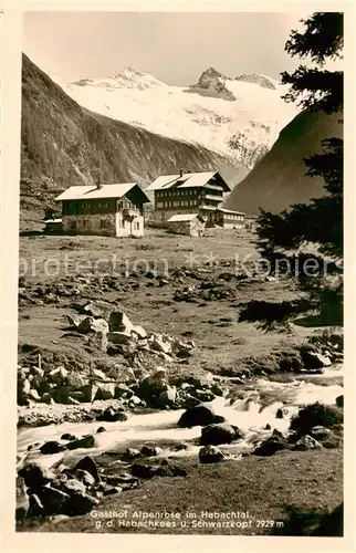 AK / Ansichtskarte 73822290 Habachtal_Steiermark_AT Gasthof Alpenrose Panorama 