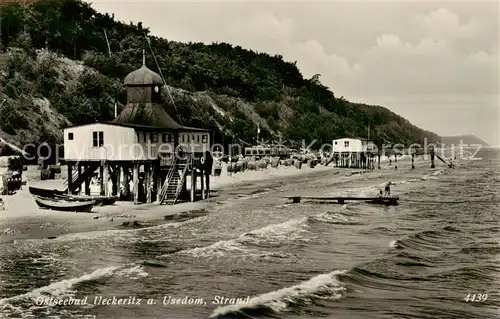 AK / Ansichtskarte 73822373 Ueckeritz_ueckeritz_Usedom Strandpartie 