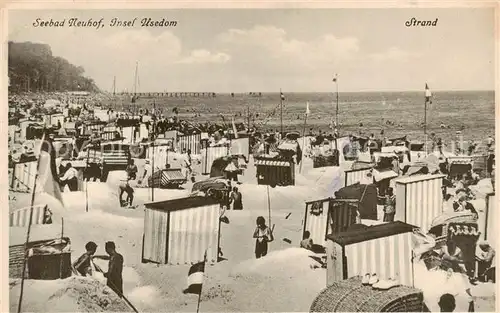 AK / Ansichtskarte 73822469 Neuhof_Usedom Strandpartie Neuhof Usedom