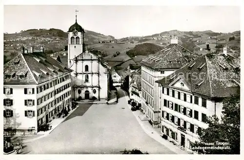 AK / Ansichtskarte Trogen_AR Landsgemeindeplatz Trogen_AR