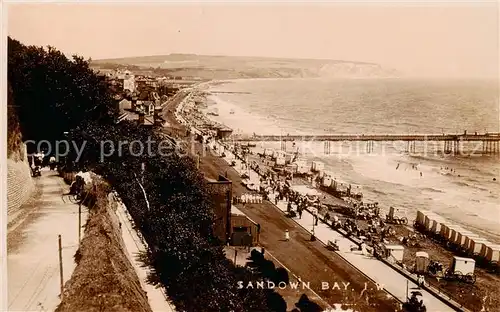 AK / Ansichtskarte 73822757 Sandown_Isle_of_Wight_UK Sandown Bay 