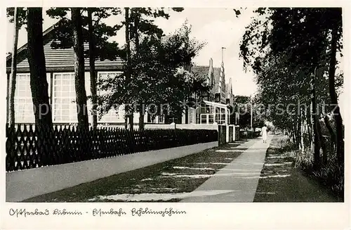 AK / Ansichtskarte 73823048 Lubmin_Ostseebad Eisenbahn Erholungsheim Lubmin_Ostseebad