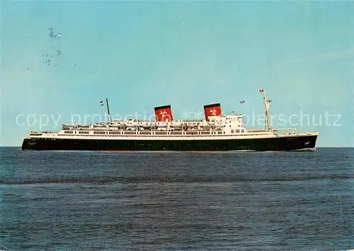 AK / Ansichtskarte 73823140 Dampfer_Oceanliner ss HANSEATIC 30029 Gross Tons Hamburg Atlantic Linie 