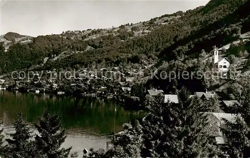 AK / Ansichtskarte Merligen_Thunersee Panorama 