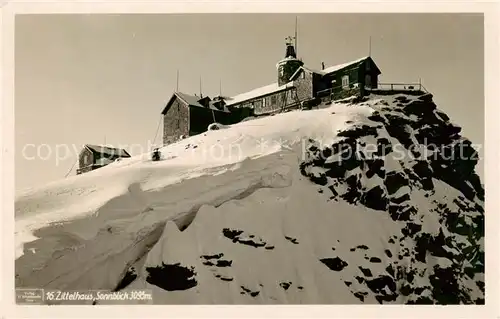 AK / Ansichtskarte 73823653 Zittelhaus_3095m_Sonnblick_AT Winterpanorama 