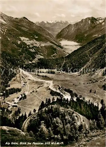 AK / Ansichtskarte Alp_Gruem Blick ins Puschlav Alp_Gruem