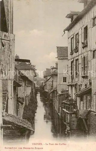 AK / Ansichtskarte Troyes_10 Le Pont des Cailles 