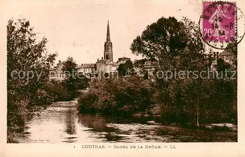 AK / Ansichtskarte Coutras_33_Gironde Bords de la Drome 