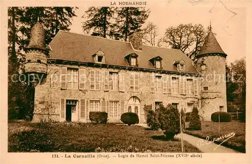 AK / Ansichtskarte La_Carneille_61_Orne Logis du Hamel Saint Etienne 