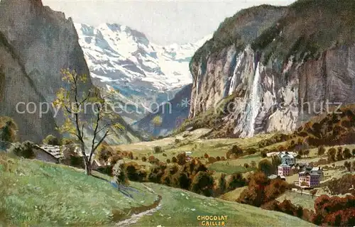 AK / Ansichtskarte Lauterbrunnen_BE Panorama Lauterbrunnen BE