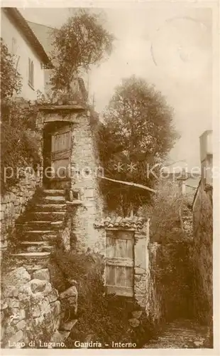 AK / Ansichtskarte Gandria_Lago_di_Lugano Interno Gandria_Lago_di_Lugano