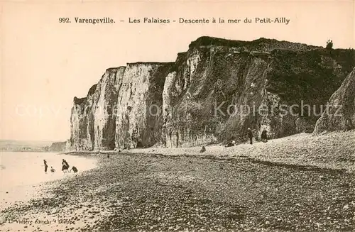 AK / Ansichtskarte Varengeville sur Mer_76_Seine Maritime Les falaises descente a la mer du Petit Ailly 