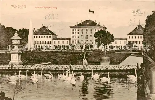 AK / Ansichtskarte 73825040 Muenchen Schloss Nymphenburg Muenchen