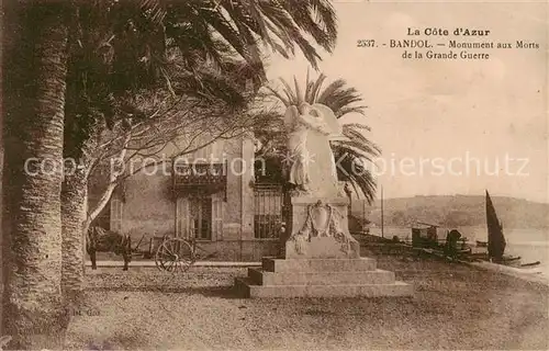 AK / Ansichtskarte Bandol_83 sur Mer Monument aux Morts de la Grande Guerre 