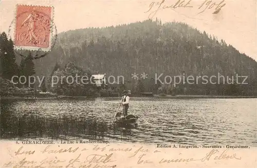 AK / Ansichtskarte Gerardmer_88_Vosges Le Lac a Ramberchamp 