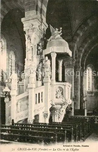 AK / Ansichtskarte Croix de Vie_Vendee_85_Vendee La Chatre de l Eglise 