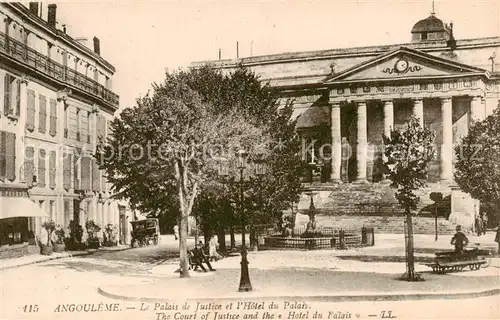 AK / Ansichtskarte Angouleme_16_Charente Le Palais de Justice et lHotel du Palais 