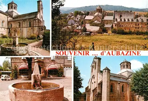 AK / Ansichtskarte Aubazine_Aubazines_19_Correze Le village et son eglise abbatiale  