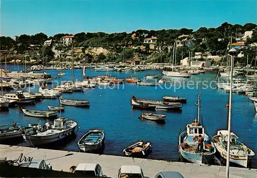 AK / Ansichtskarte Carry le Rouet_13 Le Port de peche et la villa LOustau de la Mar Residence de Fernandel 