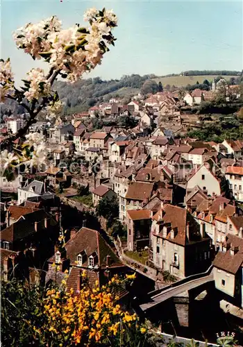 AK / Ansichtskarte Aubusson_Creuse Capitale de la Tapisserie Vue generale Aubusson Creuse