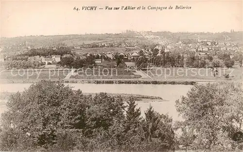 AK / Ansichtskarte Vichy_03_Allier Vue sur lAllier et la Campagne de Bellerive 