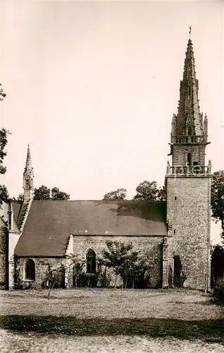 AK / Ansichtskarte Pontivy_56_Morbihan Chapelle de Notre Dame de la Haussaye et dont le clocher 