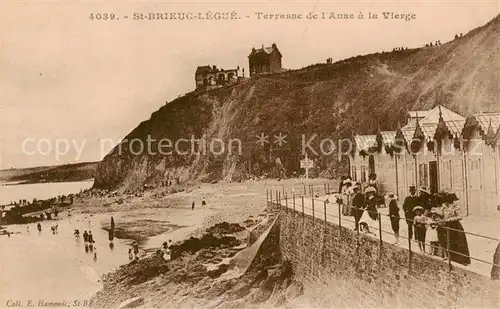 AK / Ansichtskarte Saint Brieuc Le Legue Terrasse de lAnse a la Vierge 