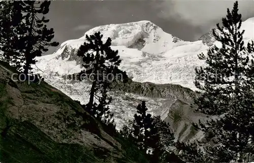 AK / Ansichtskarte Saas Fee_VS Gebirgslandschaft mit Alphubel 