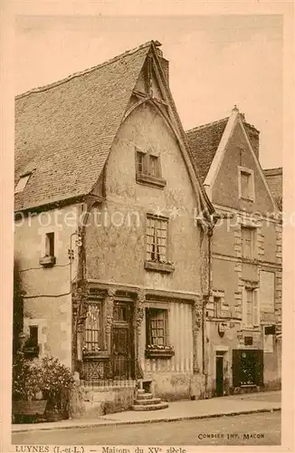 AK / Ansichtskarte Luynes__Tours_37_Indre et Loire Maisons du XVe siecle 