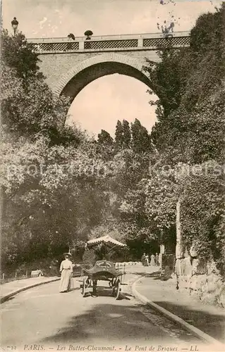 AK / Ansichtskarte Paris_75 Les Buttes Chaumont Le Pont de Brigues 