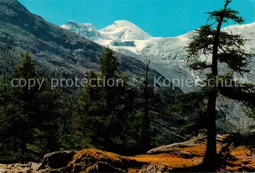 AK / Ansichtskarte Saas Fee_VS Panorama Blick gegen Allalinhorn Walliser Alpen 