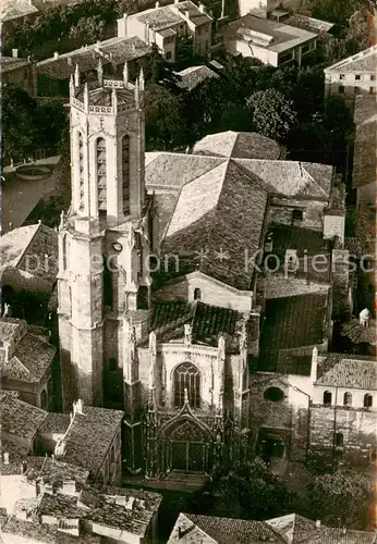 AK / Ansichtskarte Aix en Provence_13 Cathedrale Saint Sauveur style roman et gothique vue aerienne 