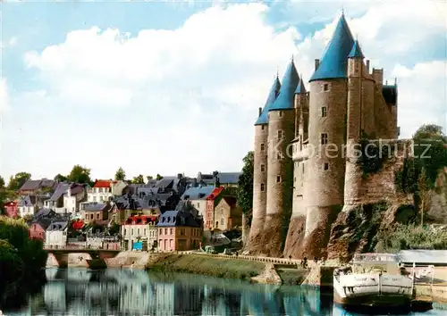 AK / Ansichtskarte Josselin Vue generale du chateau et la ville Josselin