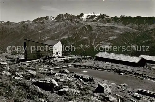 AK / Ansichtskarte Kuehboden_2220m_Fiesch_VS Luftseilbahn Fiesch Eggishorn Kuehbodenalp mit Blinnenhorn 