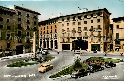 AK / Ansichtskarte 73827714 Palma_de_Mallorca_ES Strassenpartie Brunnen 