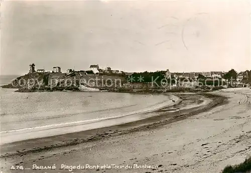 AK / Ansichtskarte Parame_St Malo_35 Plage du Pont et la Tour du Bonheur 