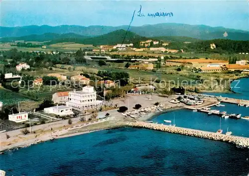 AK / Ansichtskarte La_Londe les Maures_83_Var Le Port de Miramar Vue aerienne 