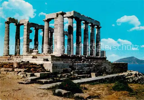 AK / Ansichtskarte 73828153 Sounion_Greece Der Poseidontempel 