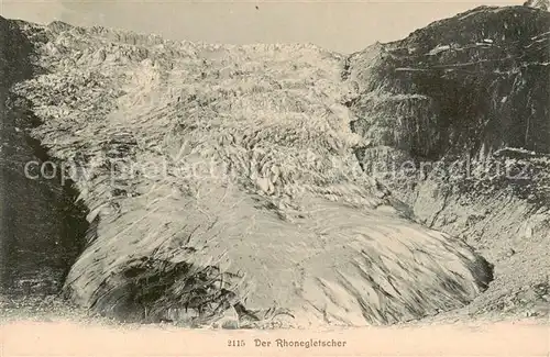 AK / Ansichtskarte Rhonegletscher_Glacier_du_Rhone_VS Panorama 